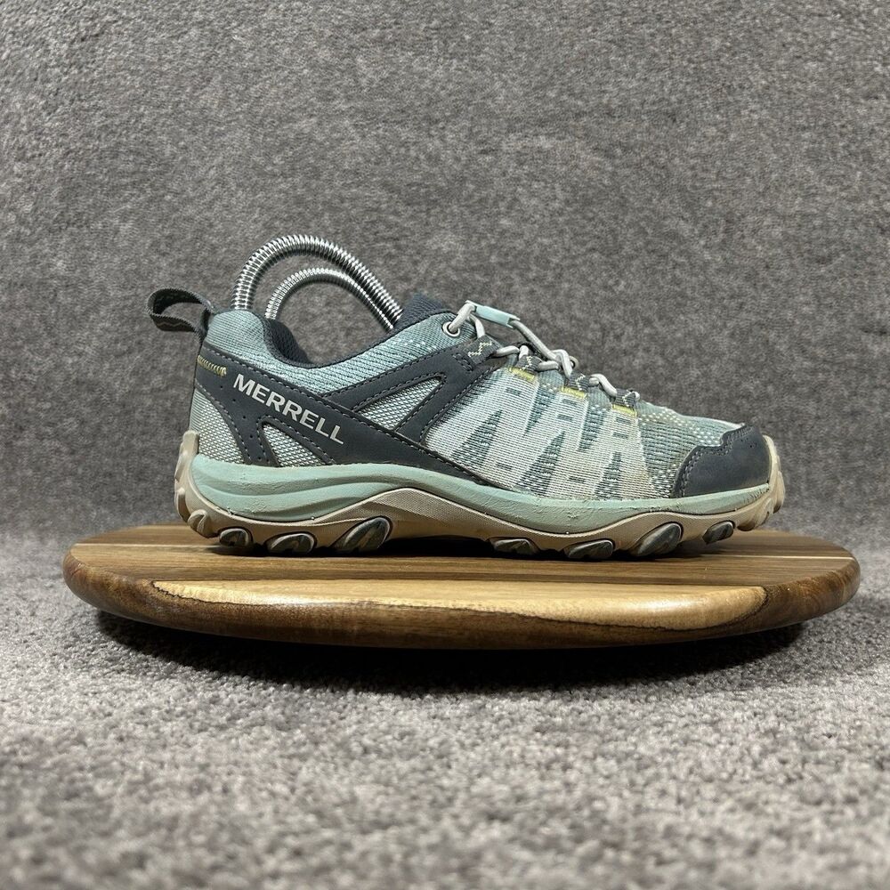 Merrell Accentor 3 E-Mesh Women’s Size 6.5 Teal Outdoor Trail Hiking Shoes Used